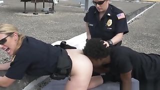 Deep Interracial Hard-core Fuck With Criminal On Roof