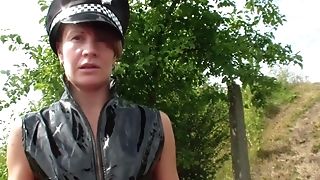 Youthfull Police Woman Penalized A Dirty Driver